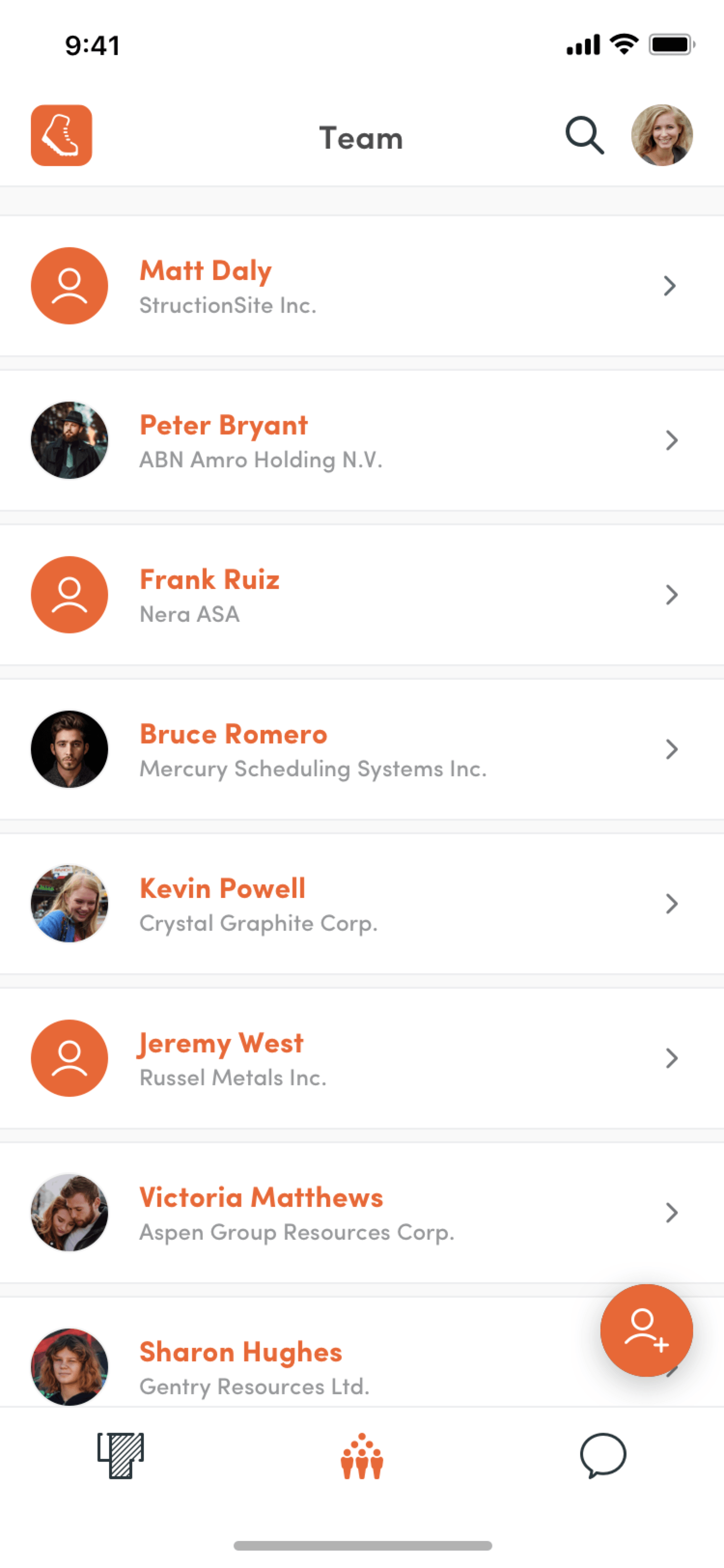 Team members